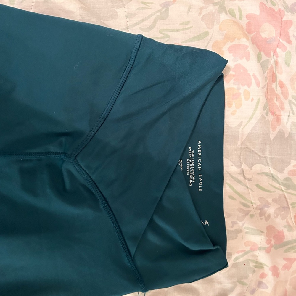 american eagle cross waste fitted leggings